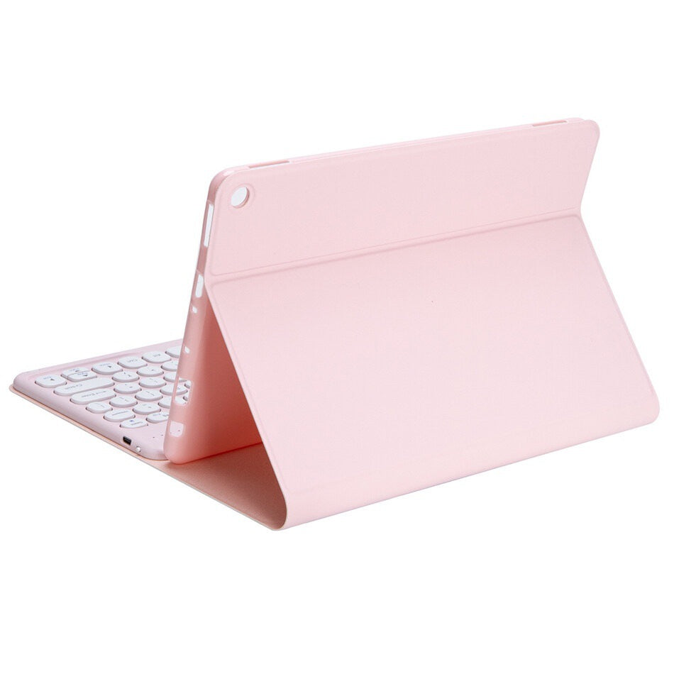 Suitable for Samsung tablet A7 Lite protective case T220/T225 round hat wireless silent Bluetooth keyboard 8.7 inch protective Accessories