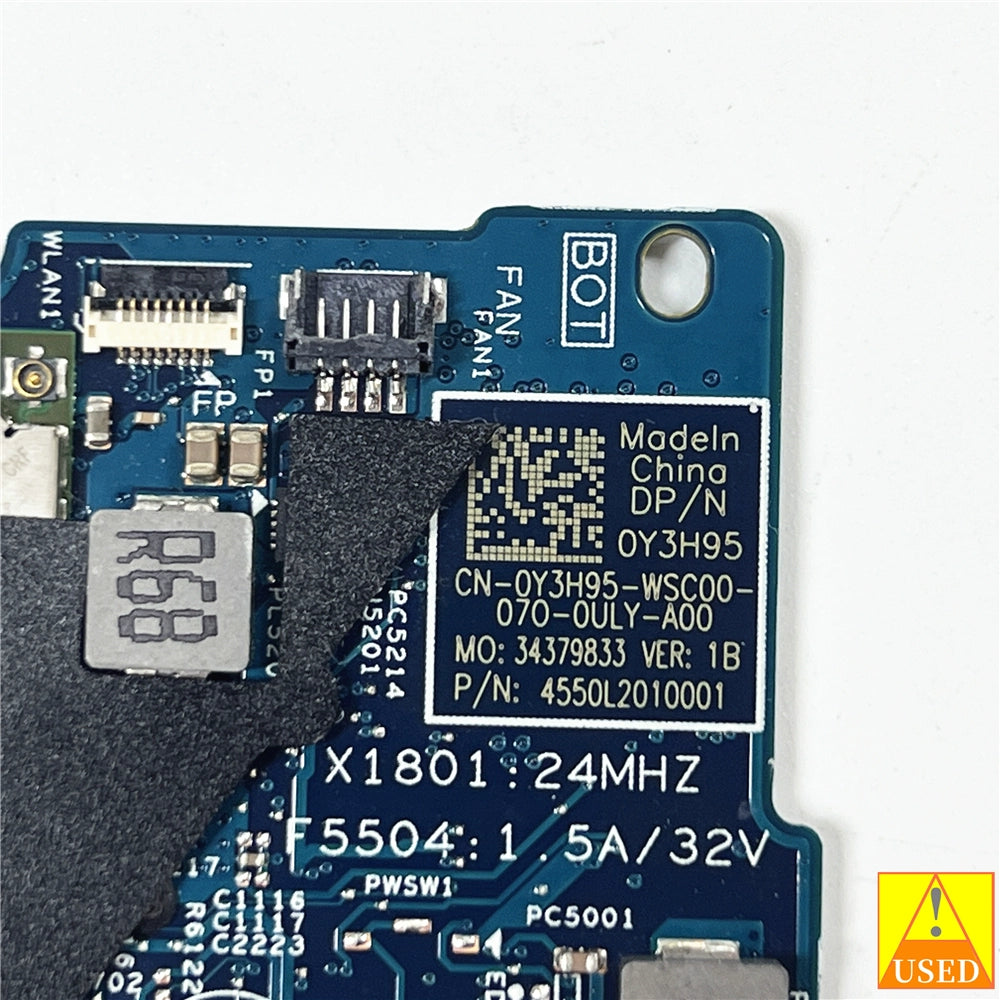 (Shipping fee not include)DELL motherboard  system board  inspiron 13 7300 CN- 0Y3H95 i5-10210U GM 19721-1