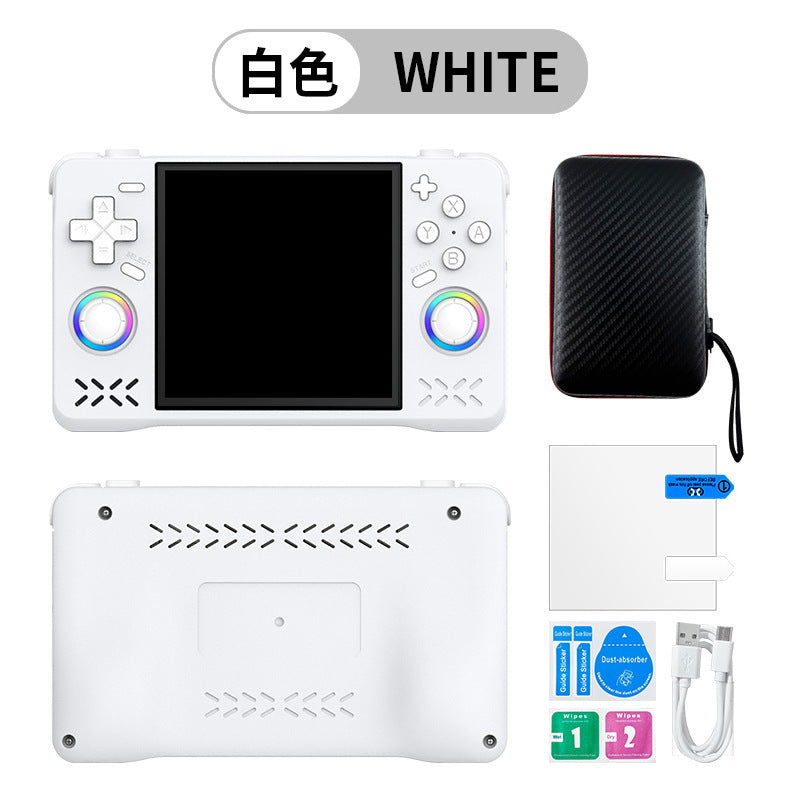 4" inch XF40H IPS HD RGB display WIFI Online match fight Linux Dual 3D joysticks RGB 4000mAh  rechargable supporting 2.4G wireless Gamepad connected games Handheld Game Player console