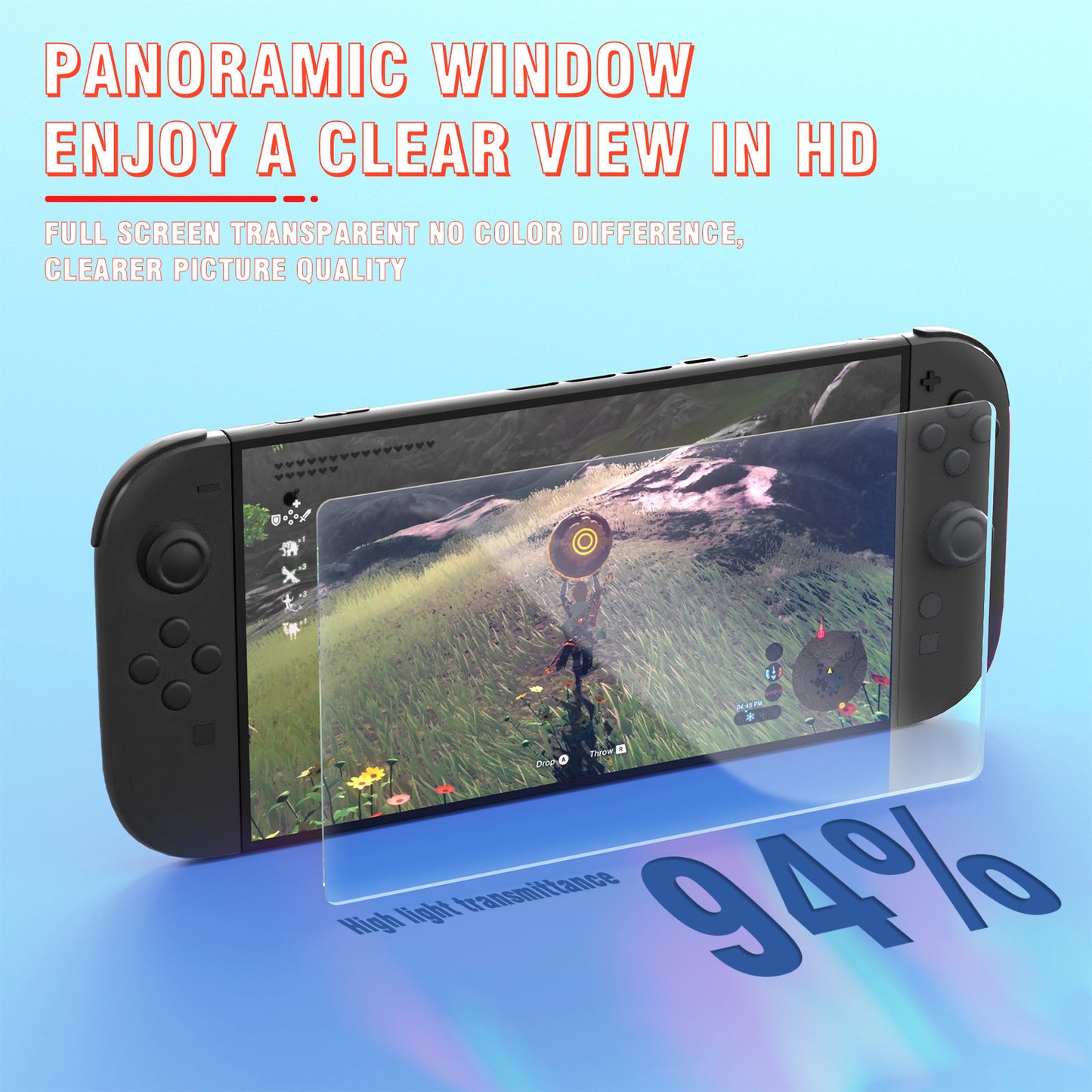 Suitable for Nintendo Switch 2 host tempered glass film plus film compartment Switch tempered film plus positioning frame