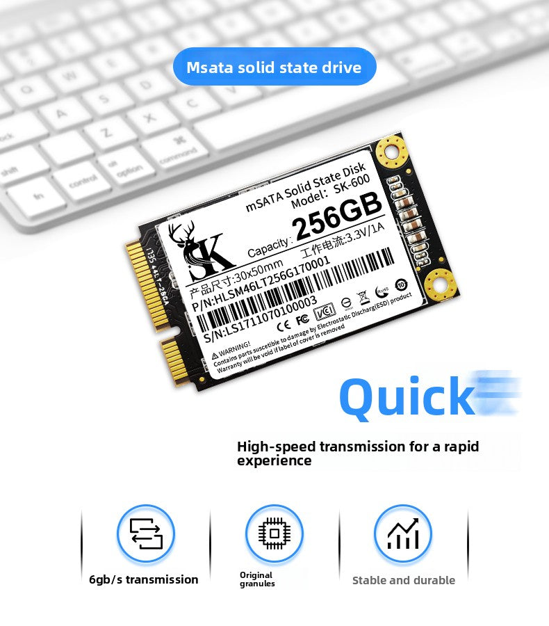 SSD SK 64G 128G 256G 512G 1T 2T msata SSD Notebook Computer Desktop PC 32GB 64GB 120GB 128GB SSD hard solid  drive disk