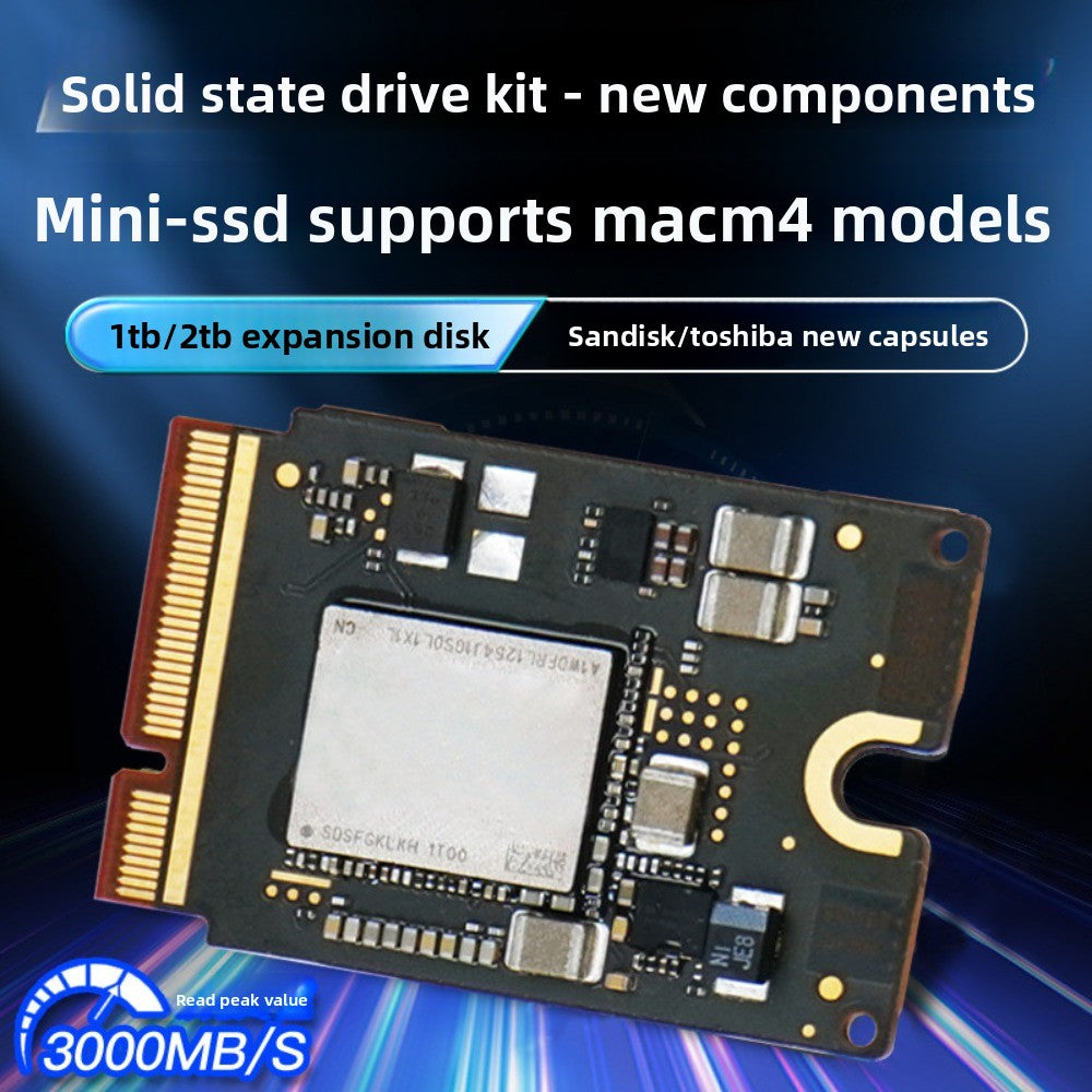 Solid State Drive Kit 1T/2T/4T/8T For MAC MINI M4  Mac Studio M1Max/Ultra M2Max/Ultra M3Max/Ultra M4Max/Ultra M4Pro SSD Capacity Upgrade SSD New Particles Increase Speed Upgrade Memory DIY Reair