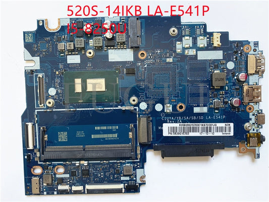 (Shipping fee not include)  motherboard system board YOGA520-14IKB 320S-15ISK LA-E541P I5-8250 I7-8550U