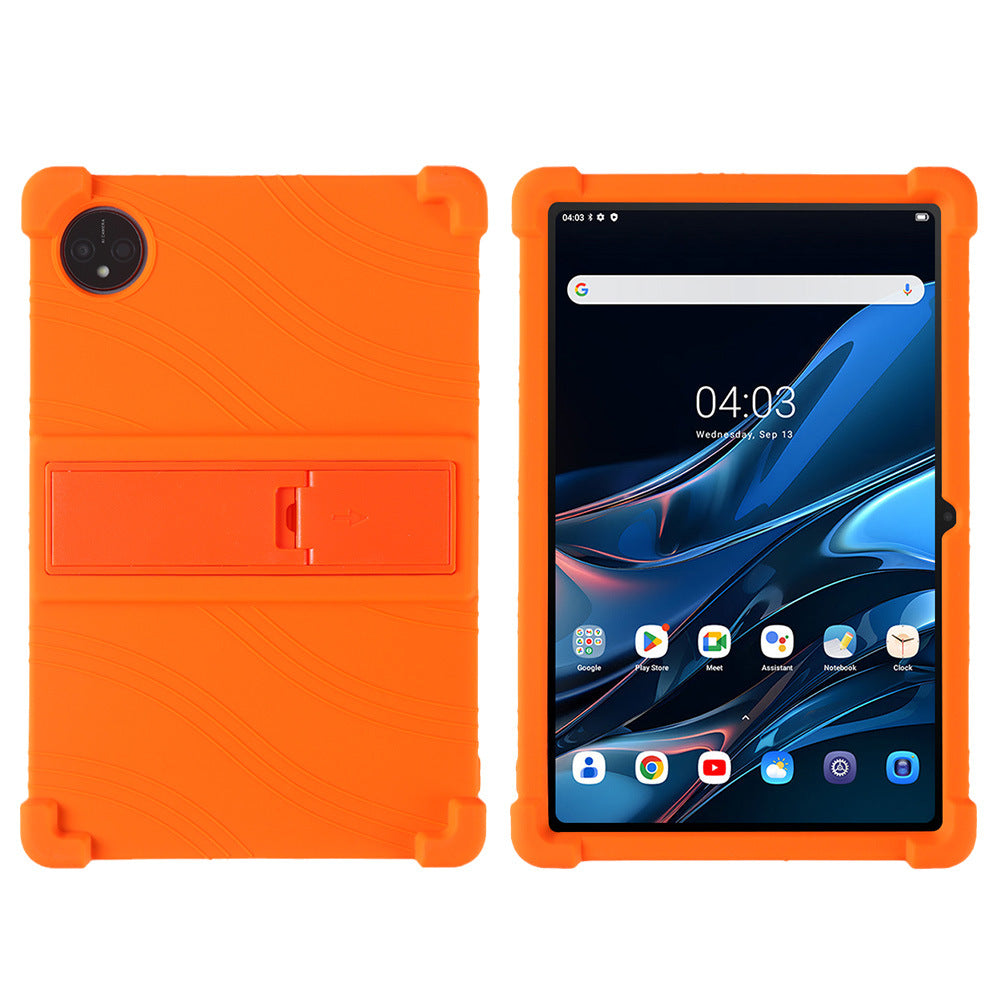 Applicable Blackview Tab 10WIFI Tablet Case 10.1 Inch Anti-drop Silicone Belt Bracket Protecting Case Protecting case