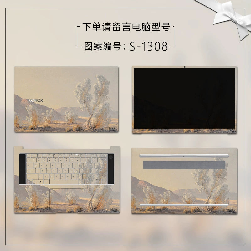 (Shipping fee not include)电脑贴纸适用于Lenovo 拯救者y9000p小新air14 ASUS 天选3无畏14pro贴膜Dell G15for惠普战66huawei Xiaomi MacBook笔记本笔记本保护膜