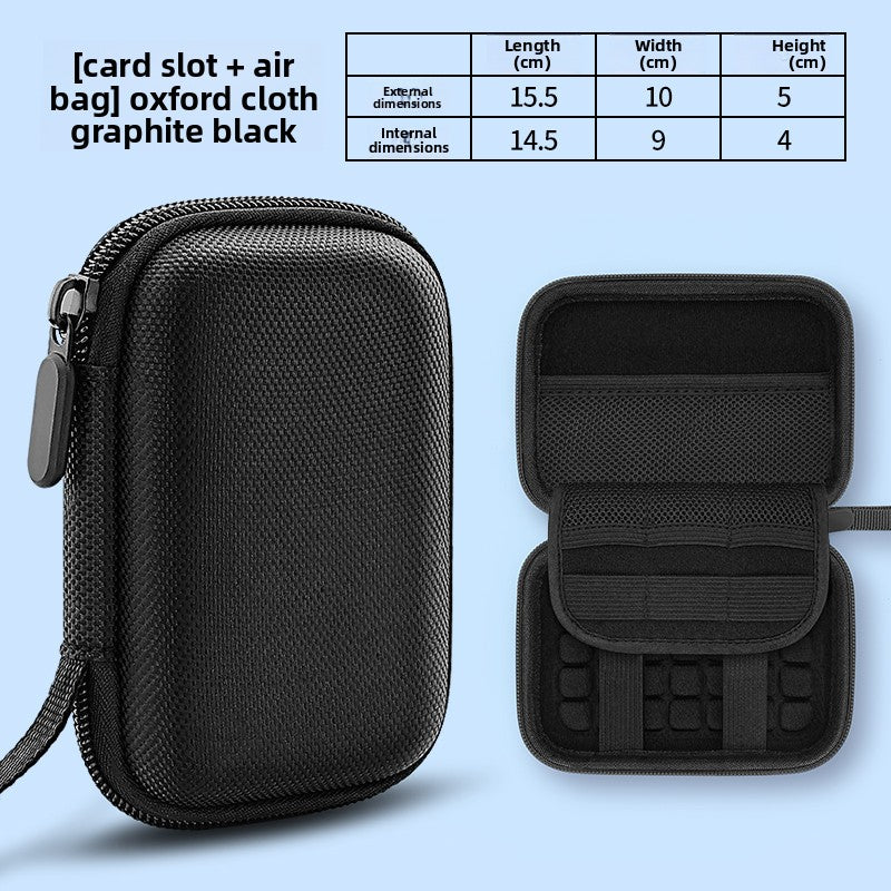 OLYSON CCD Camera Bag Small Camera Case Card Storage Box Digital Camera for Sony Canon ixus Fuji Nikon Samsung Panasonic Hard Case Drop-proof Waterproof Portable Bag Digital camera accessories