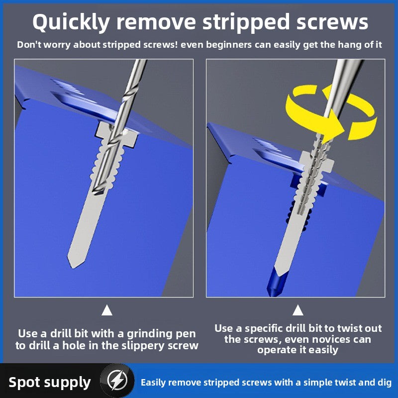 Lanrui U8 drill bit, sliding tooth screw out, broken wire at the tail of the mobile phone, alloy armor breaking, sliding tooth drill bit remover