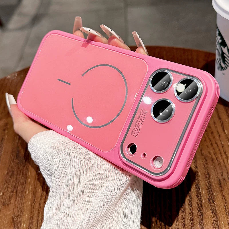 Ice heat dissipation Magnetic suction For iPhone 18promax mobile phone case New iPhone17 with lens film All-inclusive protection 16Pro Side heat dissipation and breathability 15 men's and women's cases Phone Accessories