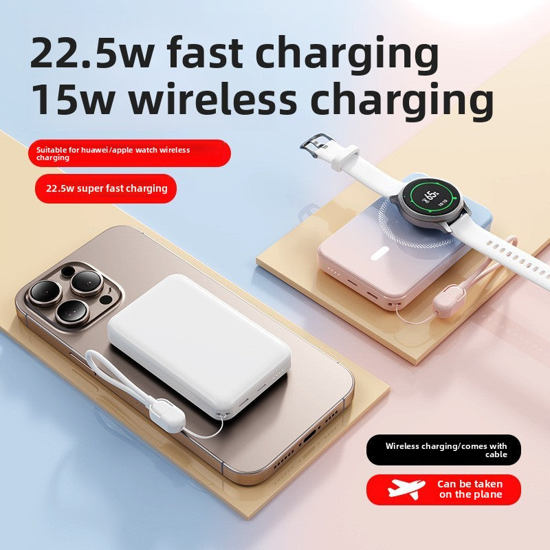 Magsafe magnetic wireless power bank super fast charging 10000 mAh rechargeable watch mobile power supply