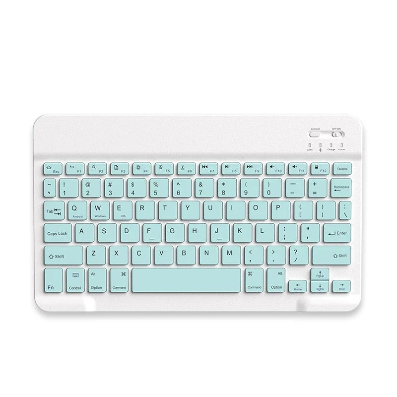 Cross-border bluetooth keyboard ipad phablet universal color mini keyboard lightweight portable mouse set protective Accessories