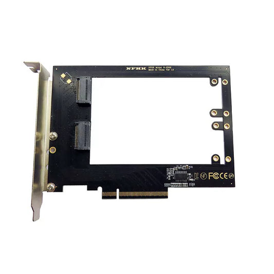 PCIEe x8 to 2 port EDSFF E1.S SSD RAID array expansion adapter card main board PCIE split card Repair Tools