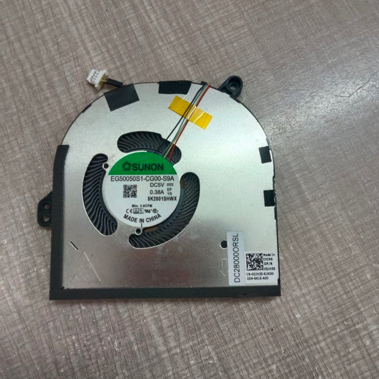 Original DELL Dell XPS 15 9500 9510 Precision 5550 Fan 0DJH35 009RK6