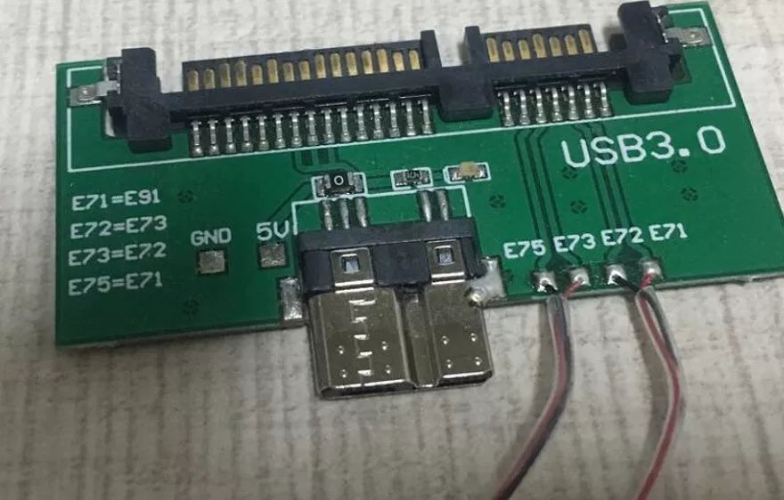 SATA fly wire board for PC3000 81035 800067 810067 MRT DFL Repair Tools