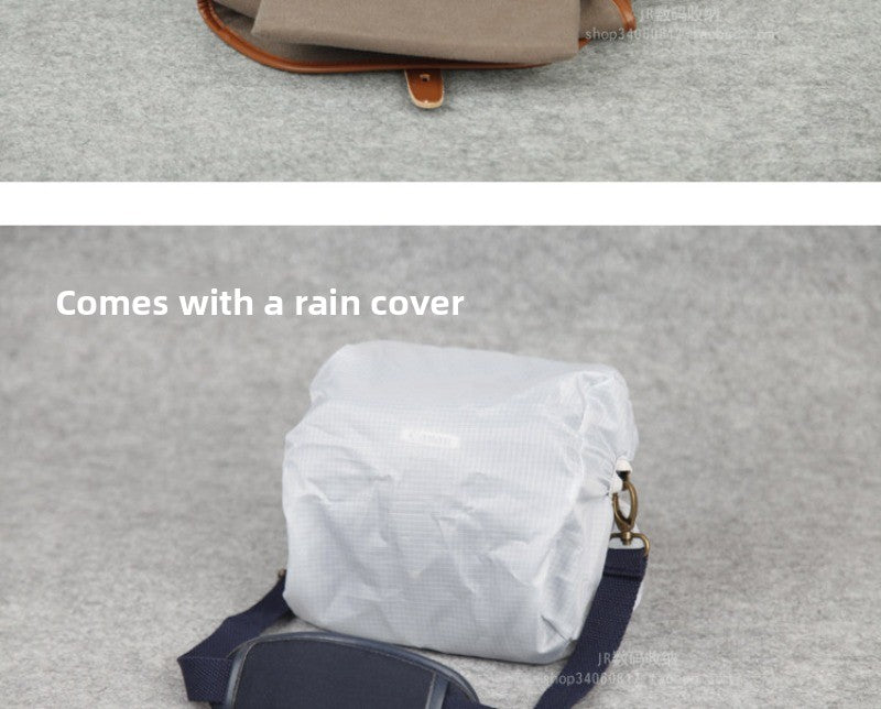 Canon R50 R100 R10 M50II M6II R8200DII retro messenger bag digital storage camera bag PT316-51 Digital camera accessories