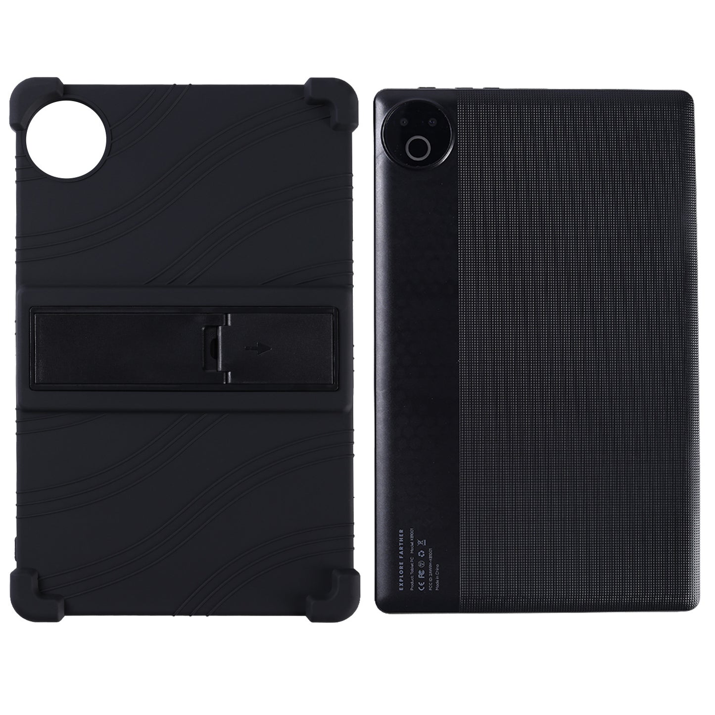 Applicable AEEZO KB1004 Tablet PC protective case 10 inch KB1001 soft silicone adjustment bracket protective case Protecting case