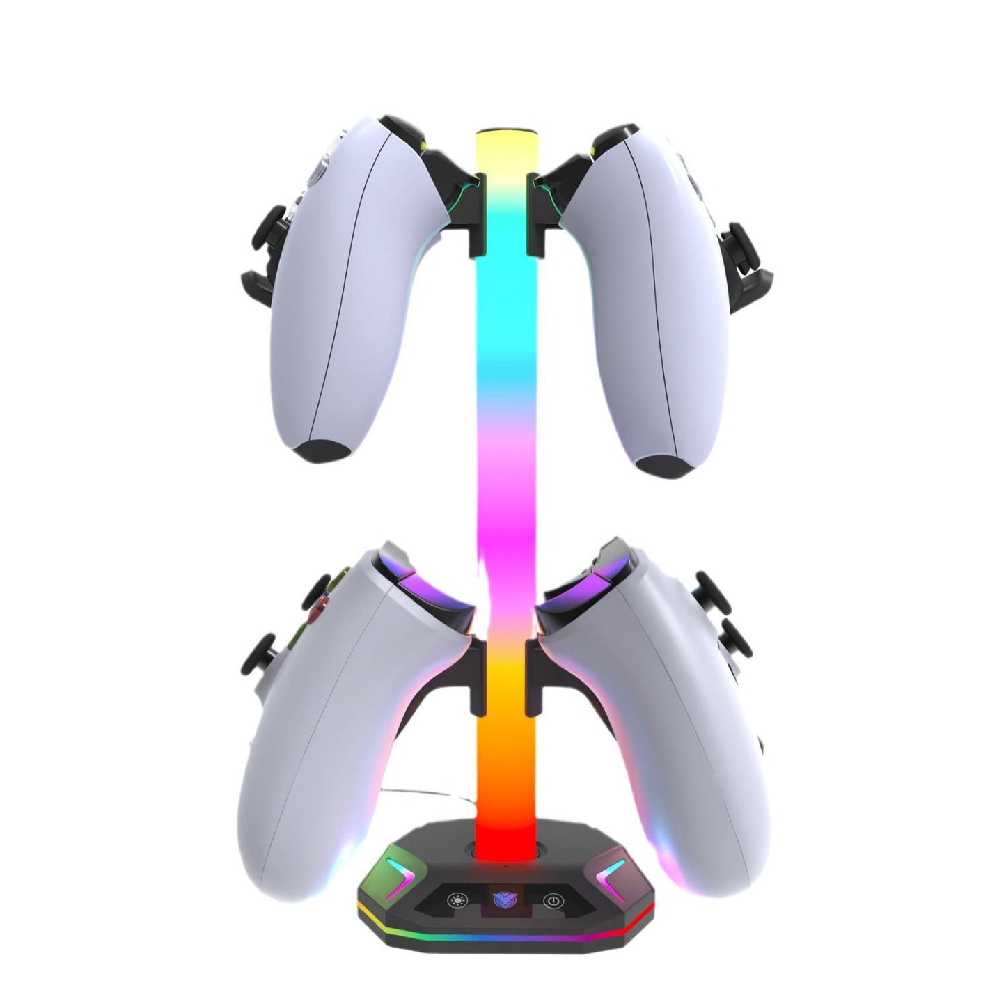 RGB light display stand PS4 PS5 SWITCH and other gamepad earphones storage bracket 4 in 1 multi-function bracket