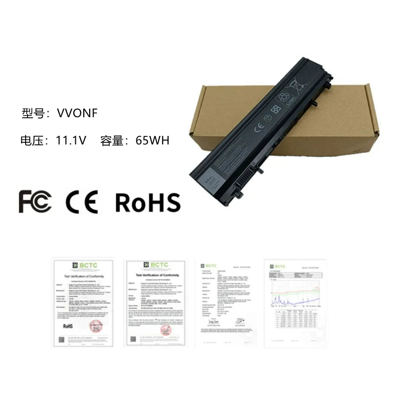 (Shipping fee not include)for Dell Latitude E5440 E5540 VJXMC N5YH9 replacement  battery  VVONF