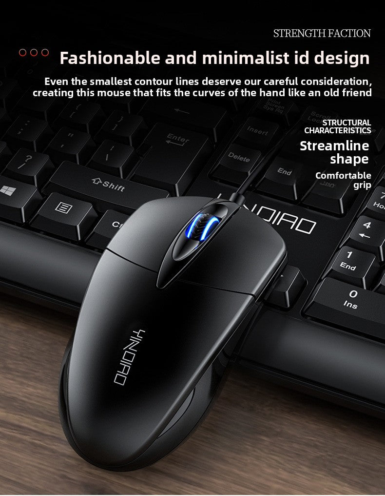 Silver engraving G2 colorful luminous USB wired business mouse, computer accessories office spot wholesale Amazon