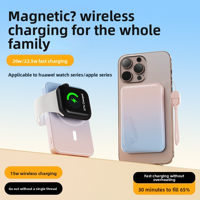 Magsafe magnetic wireless power bank super fast charging 10000 mAh rechargeable watch mobile power supply
