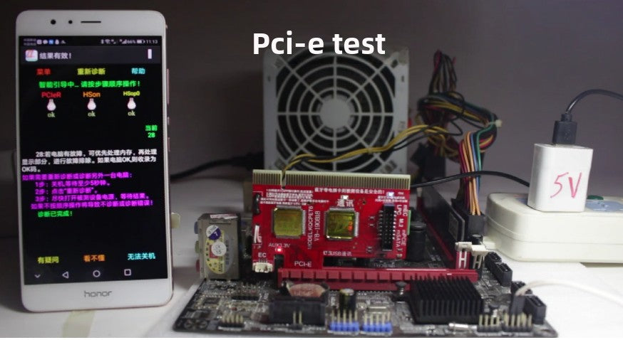Computer troubleshooting card debugging test card Notebook main board detection card Support USB/PCI/LPC socket Laptop Mobile Phone Repair tools