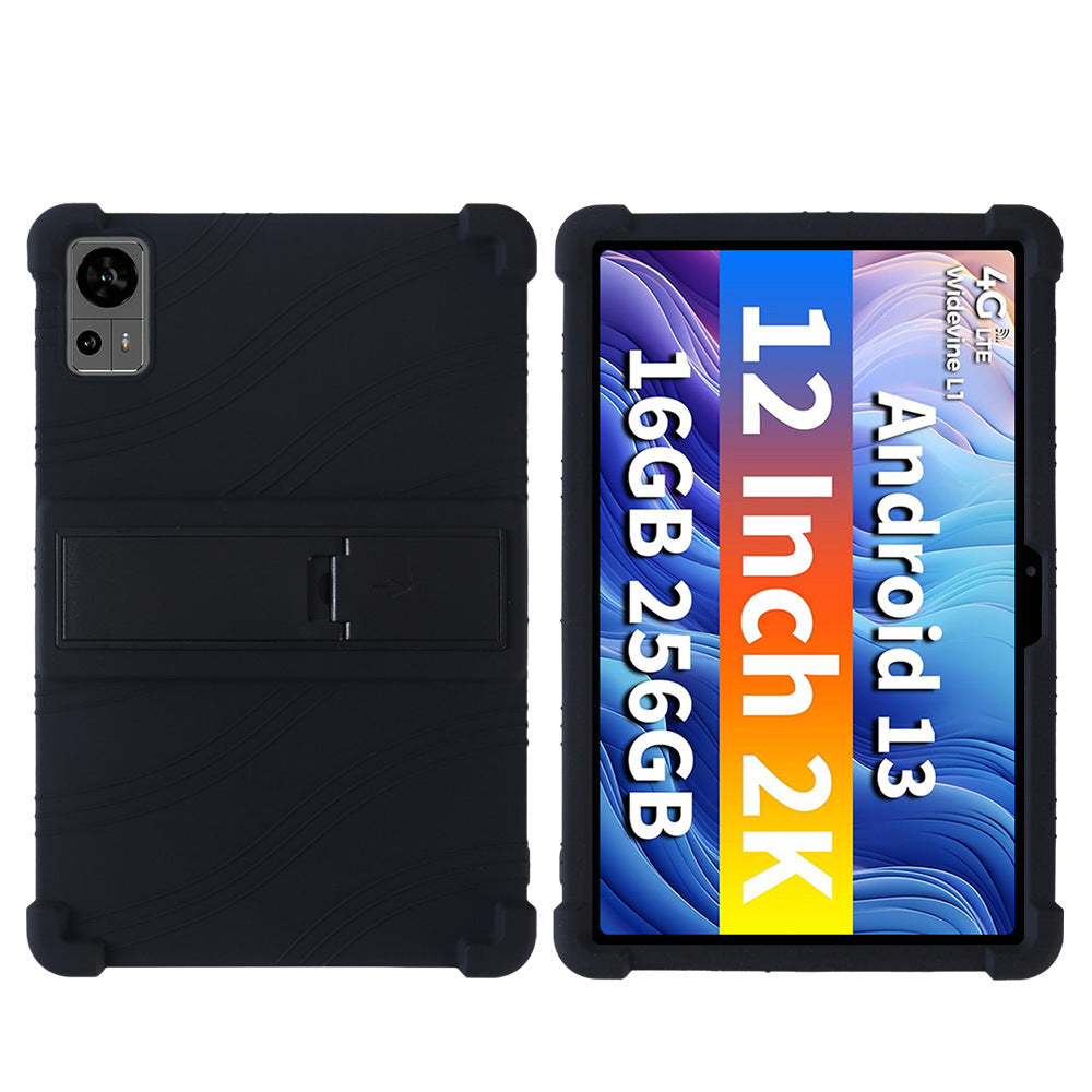 Applicable Teclast T60 tablet protective case 12 inches with bracket anti-drop silicone protective cover TLA001 Protect case