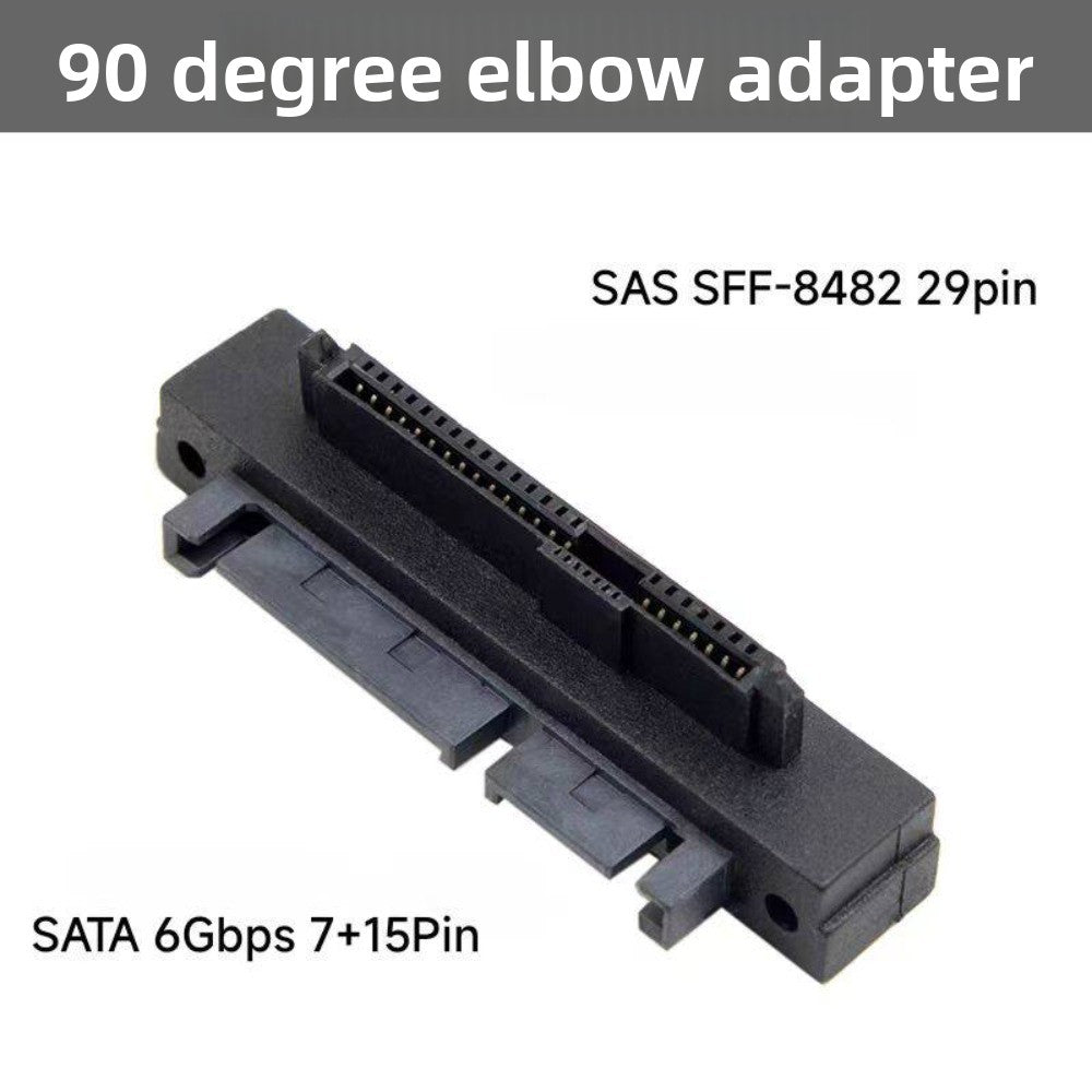 6Gbps SATA 22P SAS SFF-8482 22 Pin to 7 Pin +15 Pin SATA Hard Disk Drive Raid Converter SATA 7+15 22P Data Transfer Computer SSD Adapter repair tools