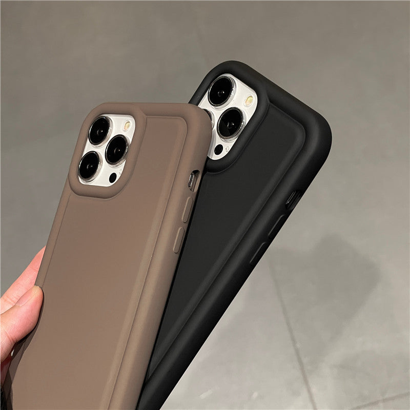 Accessories ins Autumn and Winter Premium Sense Morandi 14Pro/13Promax Mobile Phone Case for iPhone11 Soft Case 12Pro