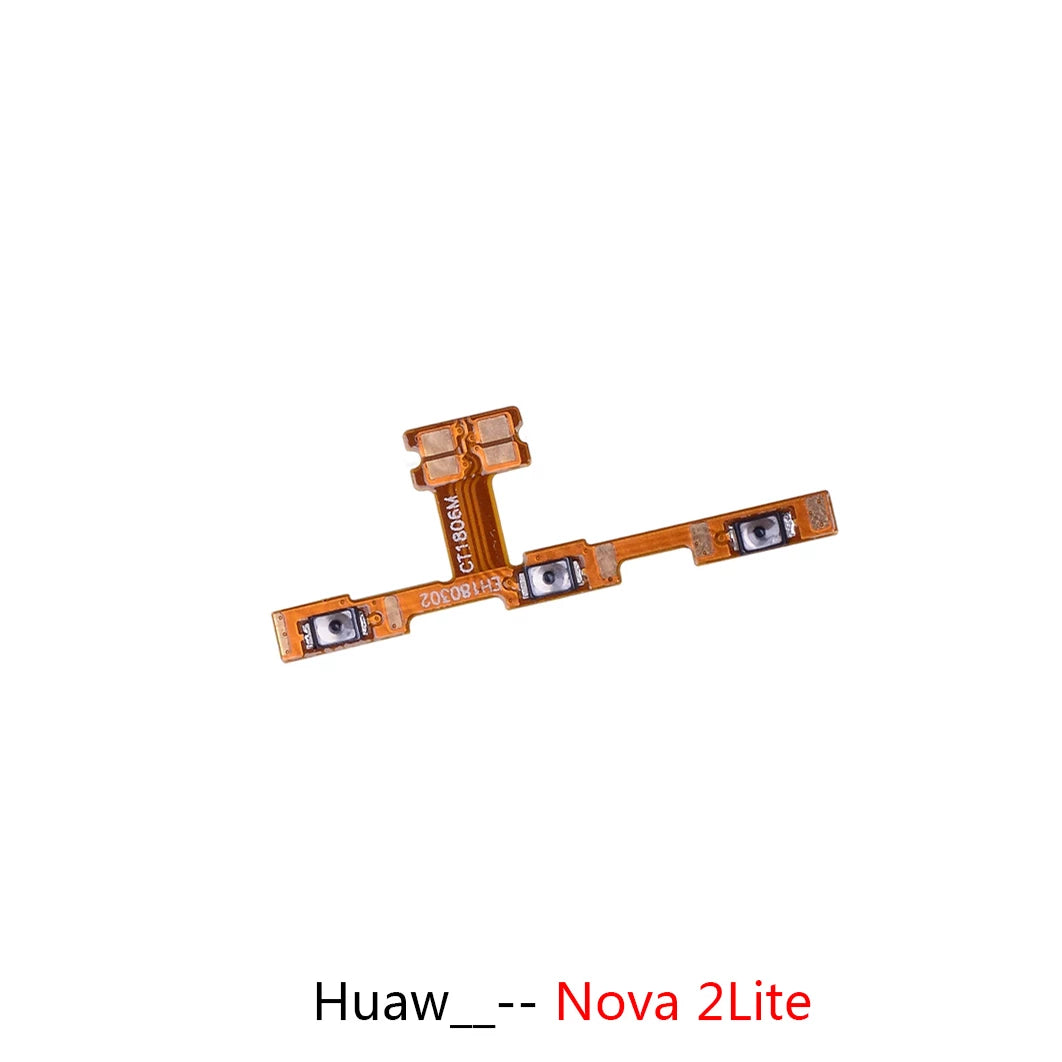 For Huawei Nova 2 3 4 2Lite 2Plus 3E 4E Power cable Switch on of ribbon volume flex
