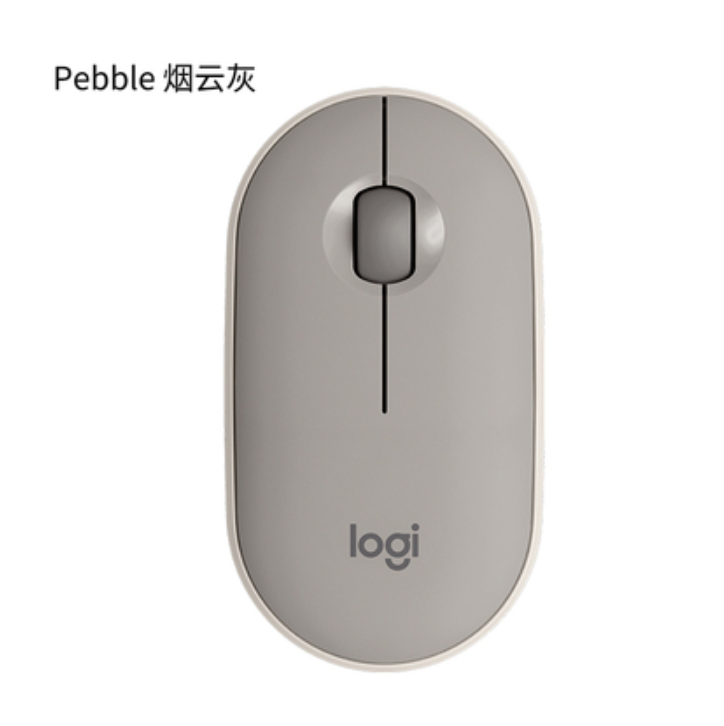 Logitech pebble wireless bluetooth mouse line friends dual mode mute kenny rabbit, brown bear