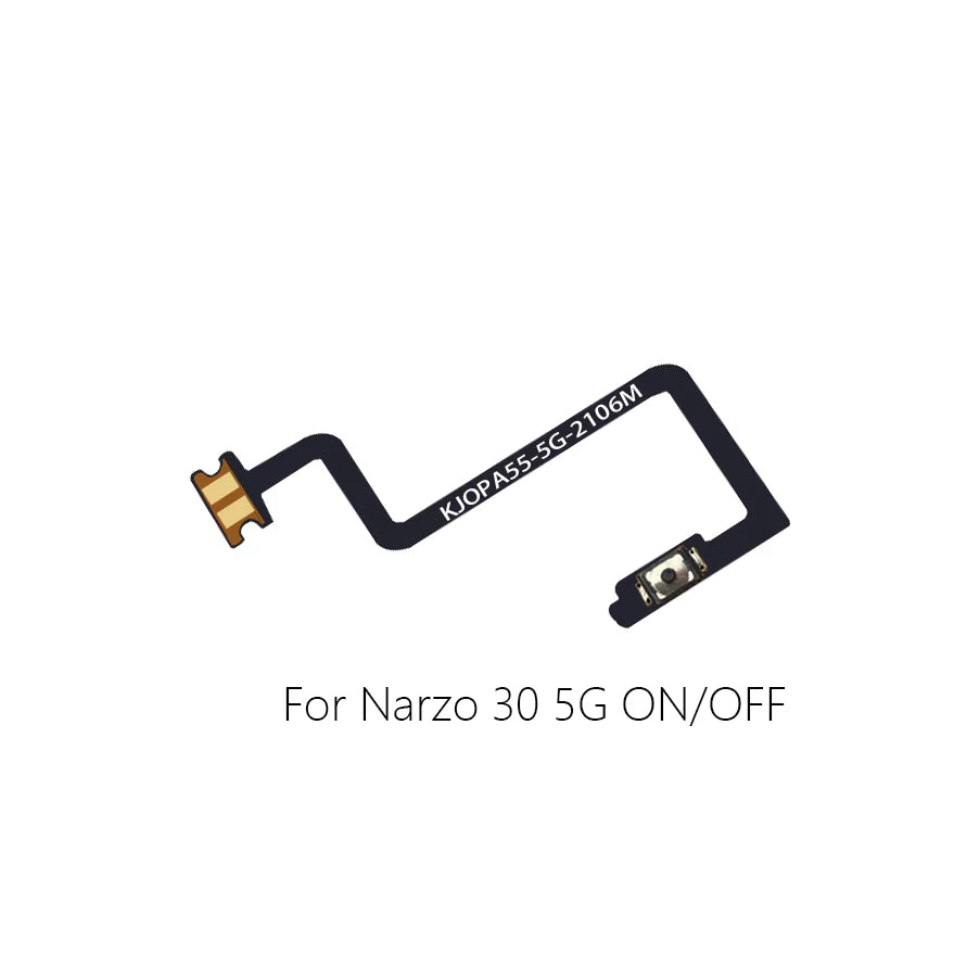 For Oppo Narzo 30 4G 30A 30Pro Narzo50 50A Power cable Switch on volume flex of ribbon