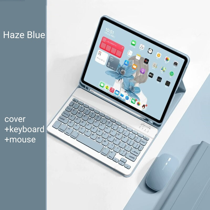 For Amazon Tablet HD10Plus Bluetooth Keyboard Fire2021 Case 10.1 Touch Keyboard and Mouse Set protective Accessories