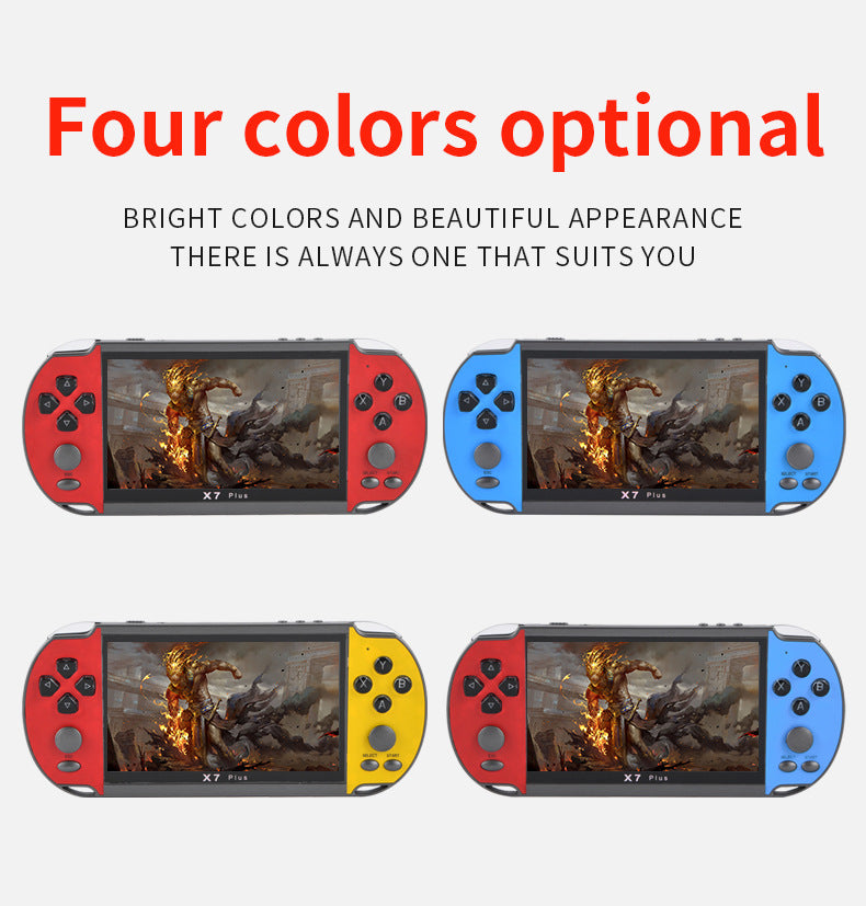5.1" nch x7 plus HD 15000 games Dual Joystick Handheld Game Player console Nostalgic 128-bit retro game console