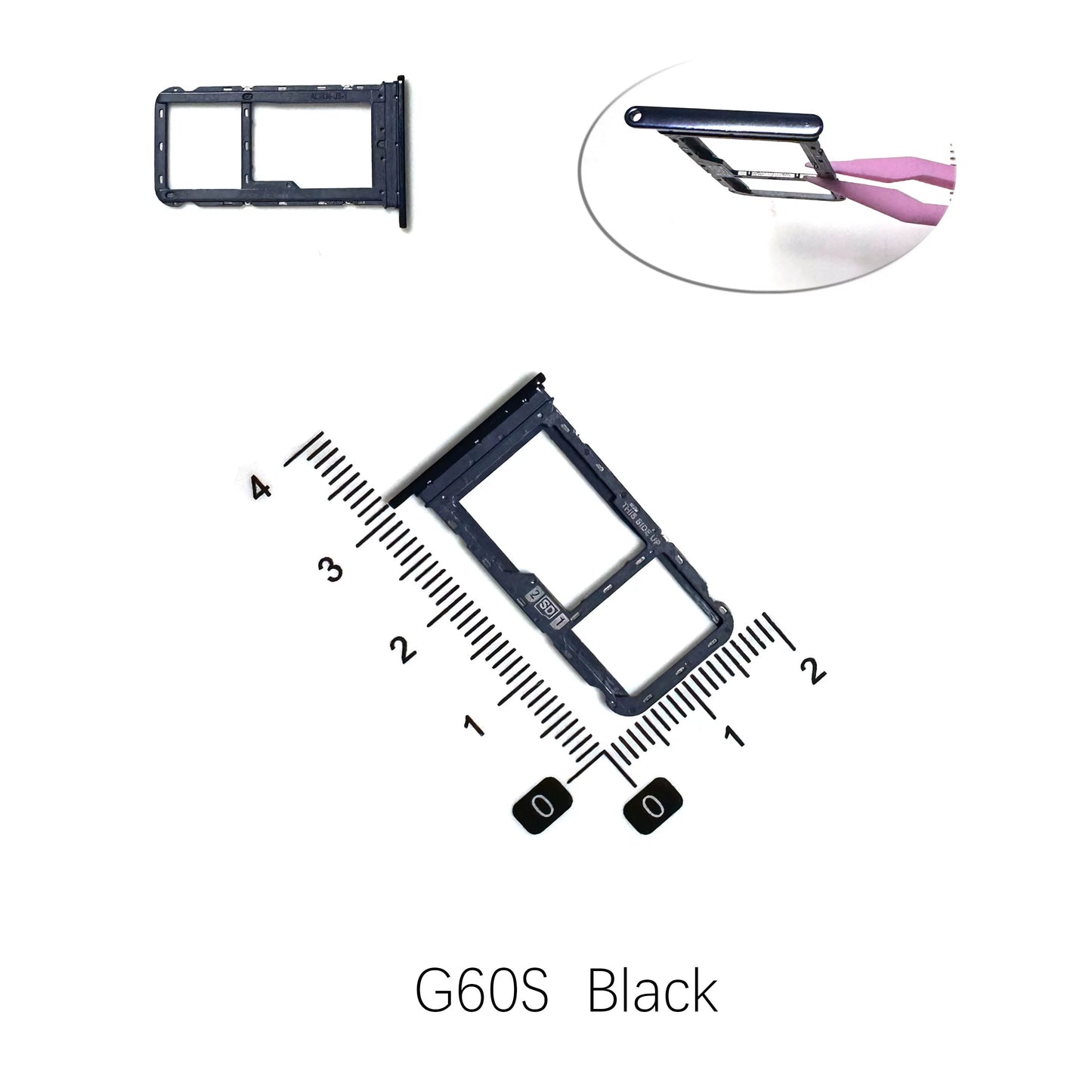For Motorola Moto G60 G60S G71 G71S G73 G75 Sim card holder