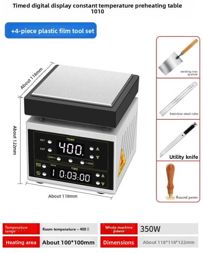 Constant temperature heating station, mobile phone repair, screen removal, LED lamp bead removal and soldering station, heating plate welding BGA preheating station