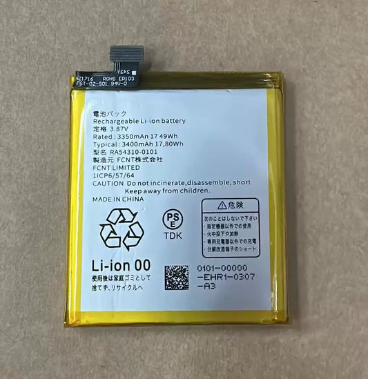 For Fujitsu Arrows RA54310-0101 Battery, New Large Capacity 3400mAh Charging Board Other Brand Phone repair parts