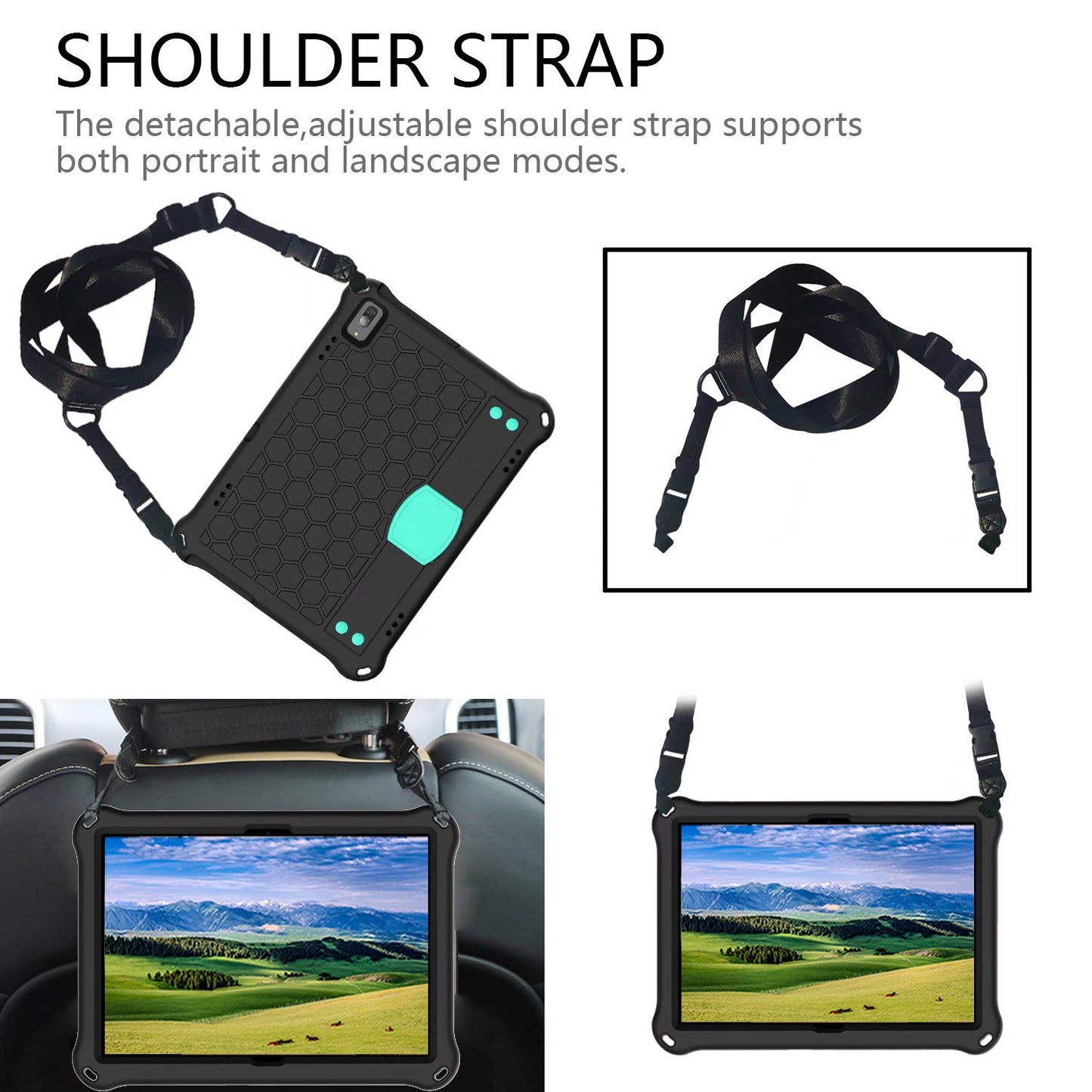 Suitable for Lenovo Tab M10 HD Tablet X306 anti-drop EVA protective case FHD Plus bracket K10 soft sleeve protective Accessories