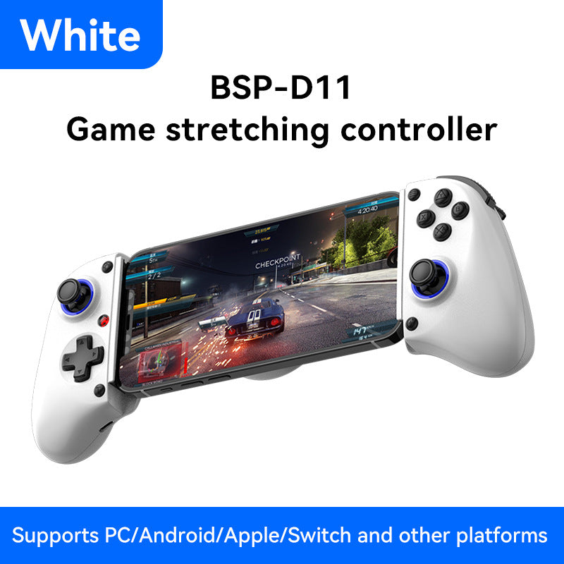 D11  Stretch Game Streaming Handle Wireless Hall Trigger Macro Back Key Switch/Android /IOS/PC