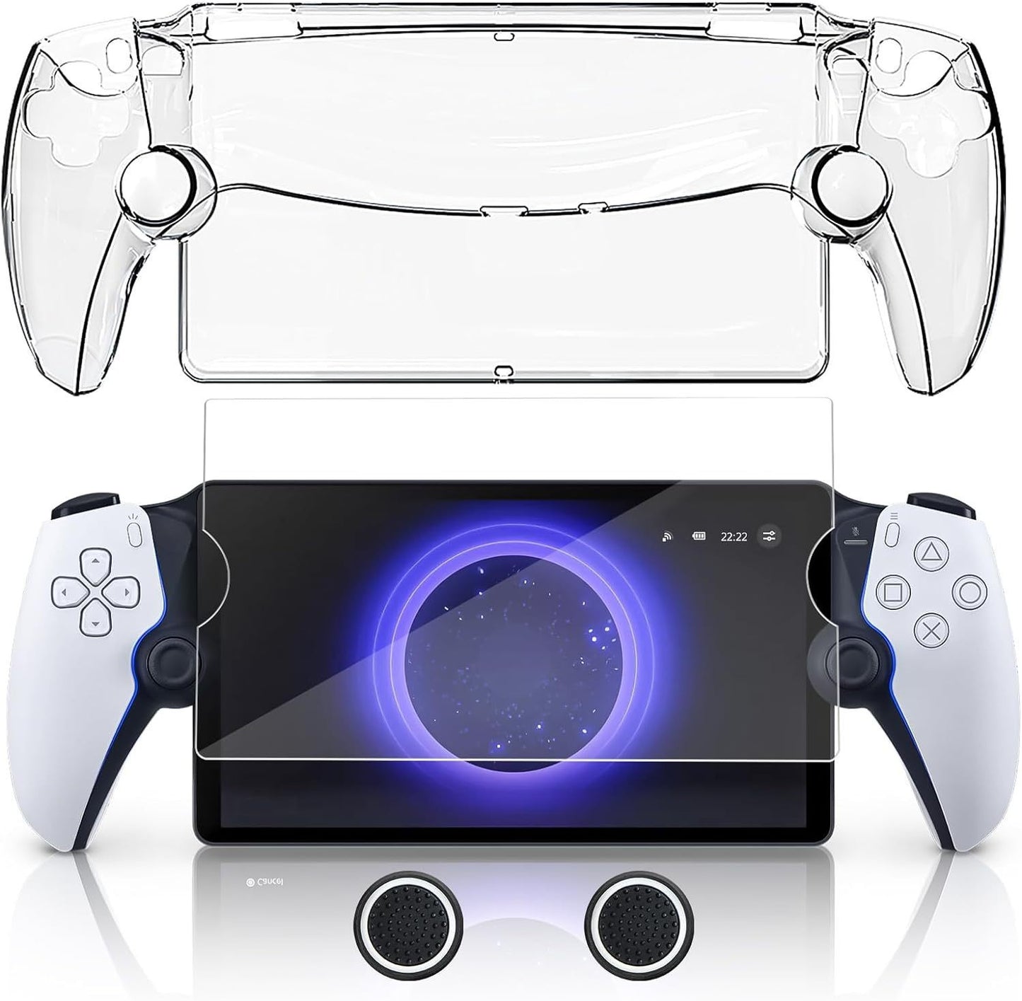 For PlayStation Portal Remote Play Crystal Case PS5 Streaming Handheld PC Case