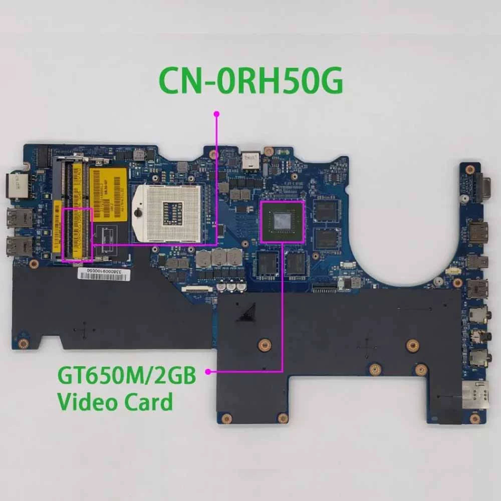 Dell M14x R2 main board CN-0RH50G 0RH50G LA-8381P