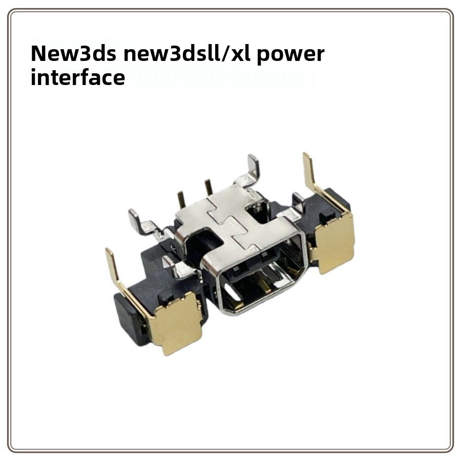 Applicable to NEW3DS tail plug charging port NEW3DSXL/LL game console charging port, new junior charging port Game console repair parts