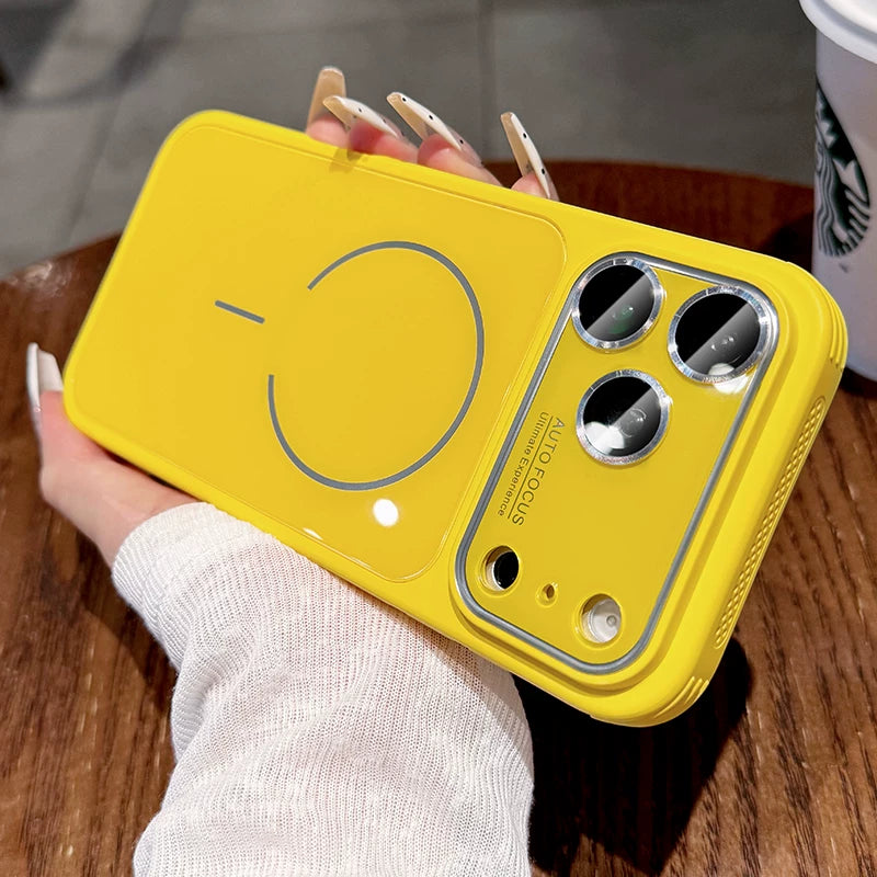 Ice heat dissipation Magnetic suction For iPhone 18promax mobile phone case New iPhone17 with lens film All-inclusive protection 16Pro Side heat dissipation and breathability 15 men's and women's cases Phone Accessories