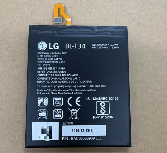 For LG V30 V30 + V35 lgv30 VS996 H930 mobile phone BL-T34 battery genuine LG phone repair parts
