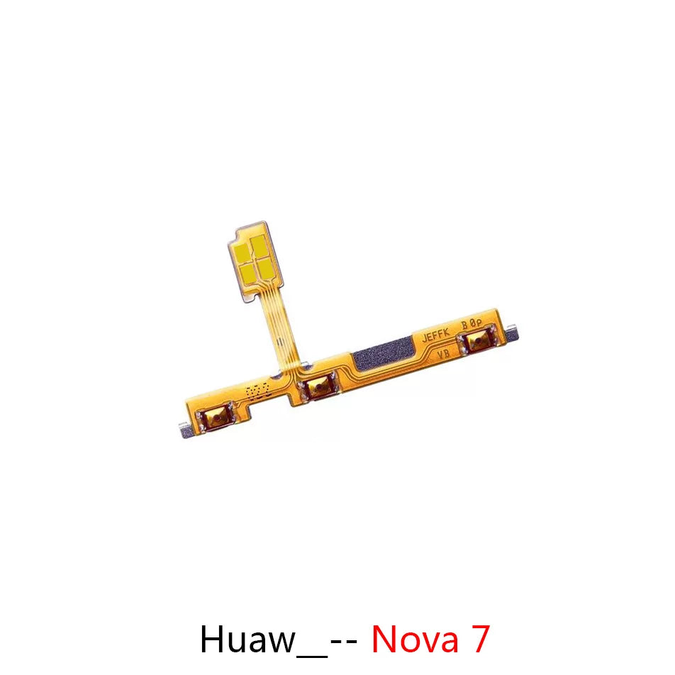 Suitable for Huawei Nova 5i 5Pro 5T 7i 7Pro 7SE 8i 9Pro 9SE Power cable Switch on volume cable of ribbon flex