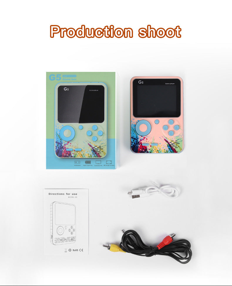 3" inch G5 500 IN 1 games Handheld Game Player console 500-in-1 classic doubles handheld game console