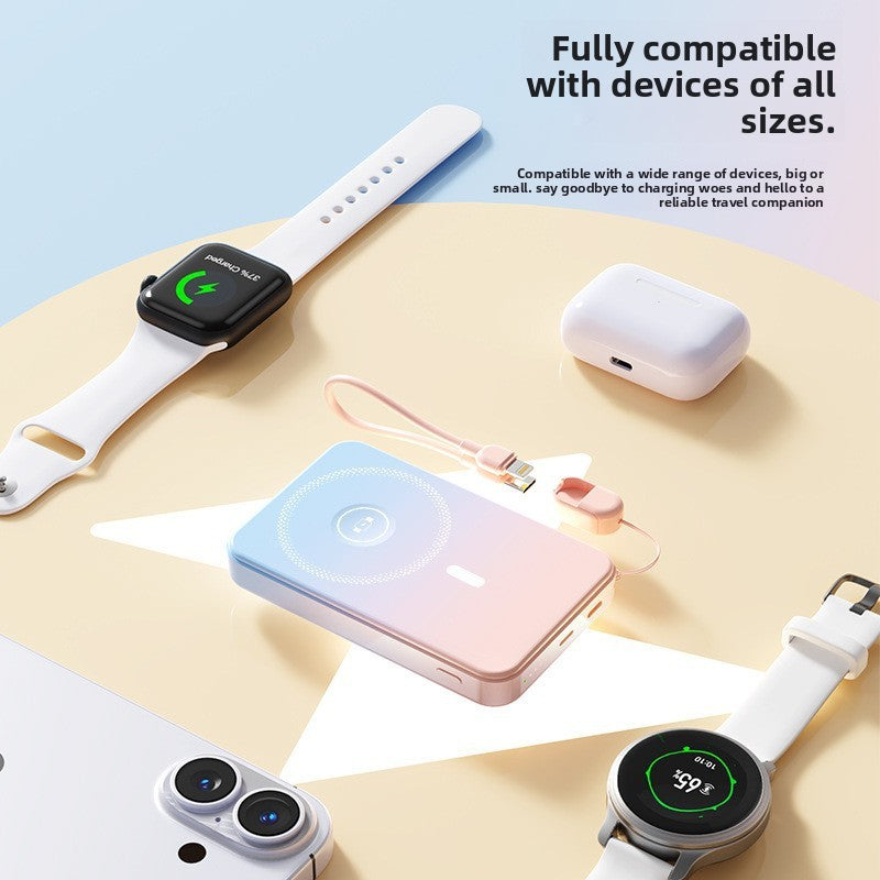 Magsafe magnetic wireless power bank super fast charging 10000 mAh rechargeable watch mobile power supply