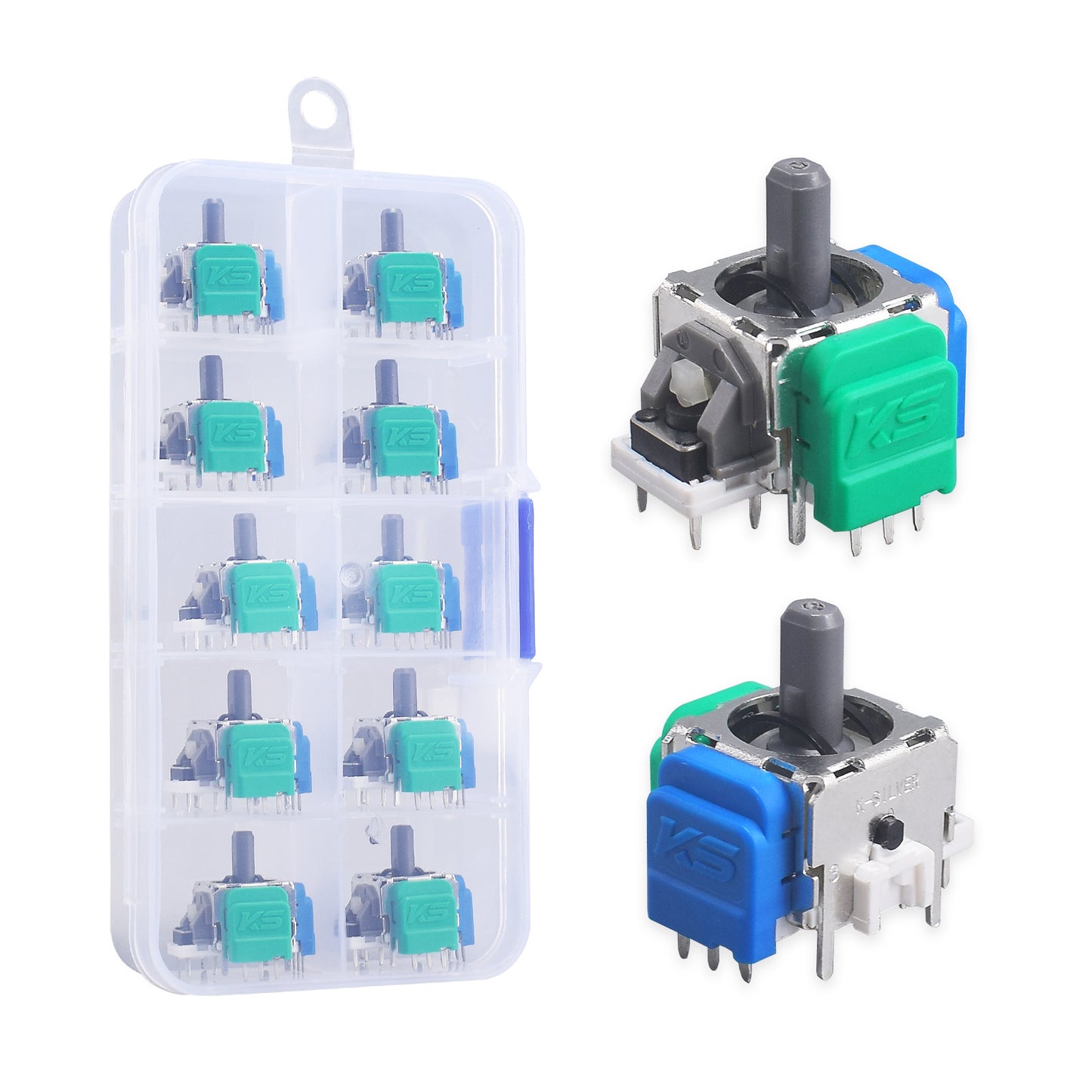 PS5 TMR Hall joystick for XBOX PS4 Switch TMR electromagnetic reluctance 3D joystick 10 packs