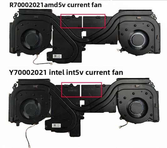 Cooling coller fan Module for Lenovo legion Y7000 R7000P Y560 1-P A-P 2021H heat sink Radiator fan module