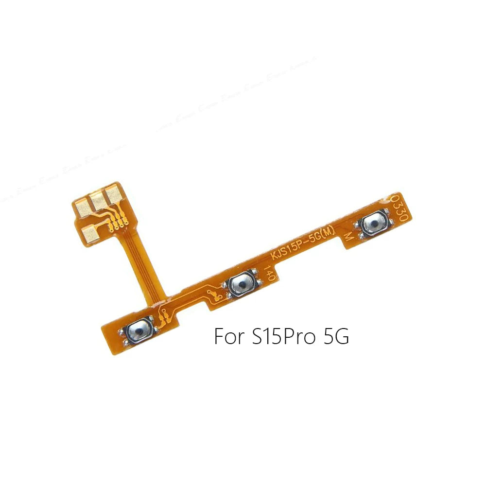 For Vivo S1 S1Pro S5 S6 S7 S9 S10e S12 S15e Power cable Switch on of ribbon volume flex