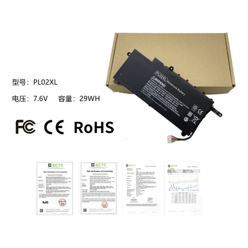 (Shipping fee not include)forfor惠普  Pavilion 11 X360 TPN-C115 11-n029TU  repalcement battery PL02XL