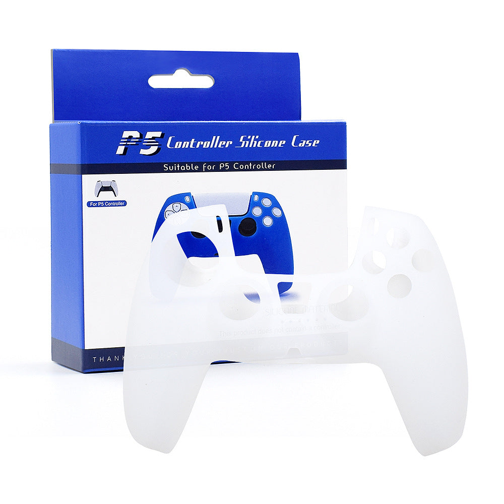 PS5 handle silicone cover, spray feel oil PS5 handle protective cover, protective case PS5 peripheral accessories